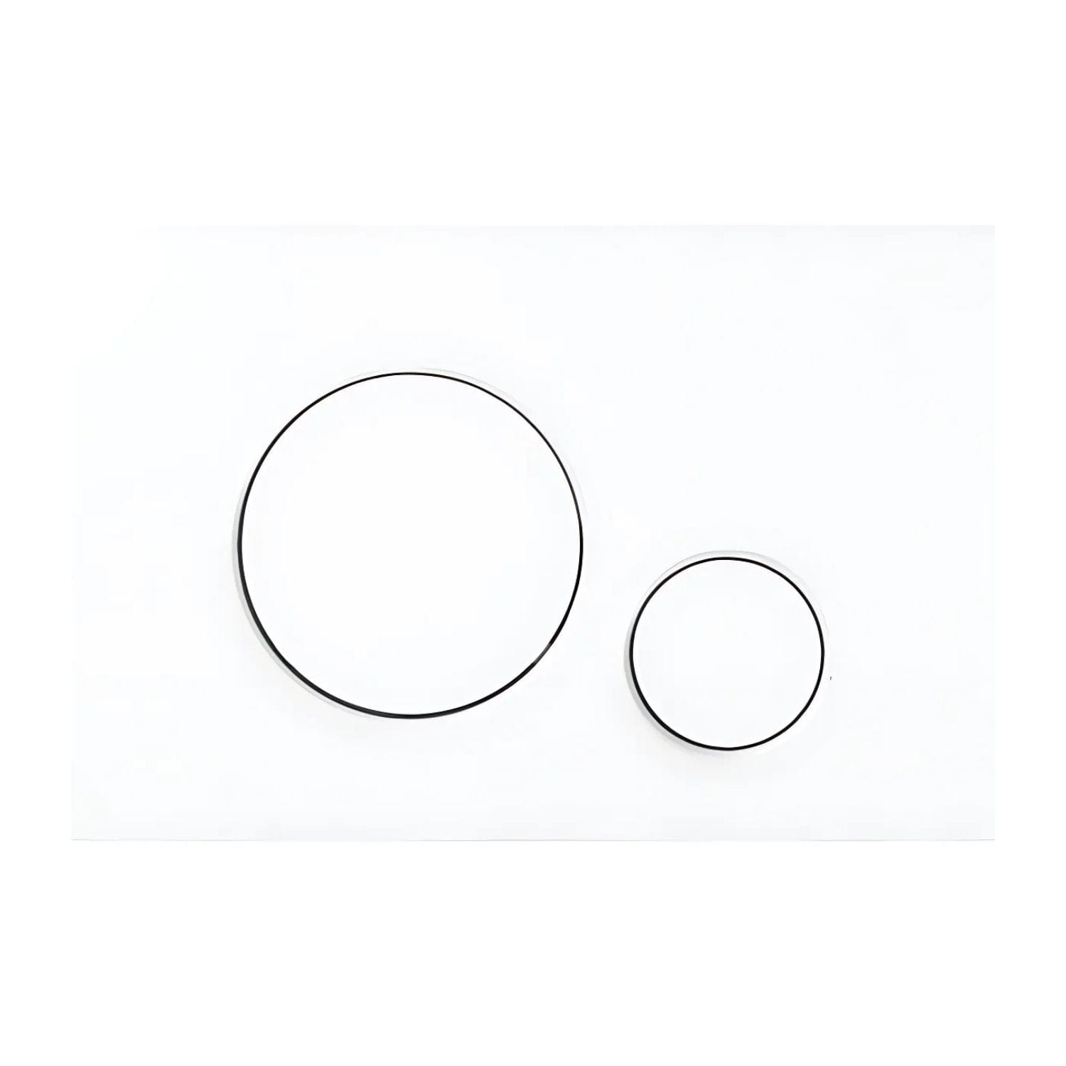 1904 Bari Betjeningsplate Hvit matt 1904 Betjeningsplate og trykknapper HEI-6192499