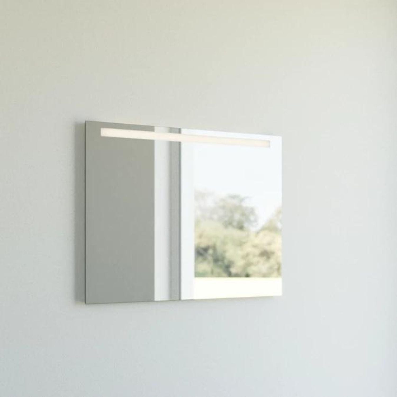 1904 Selje Speil med Lys i Topp og med Dimmer 100cm 1904 Baderomsspeil GRO-7042286