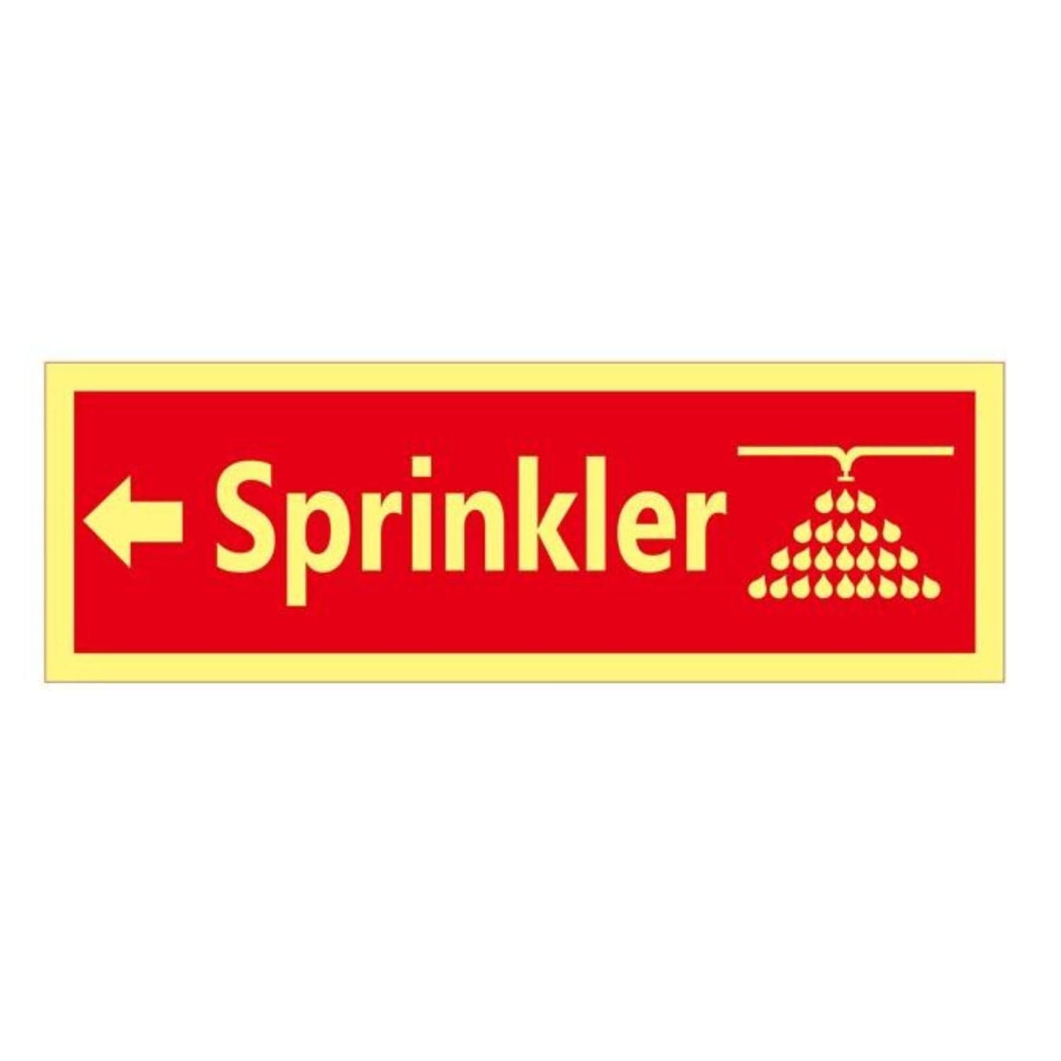 1904 Skilt Sprinklerpil Venstre 1904 GRO-8758243