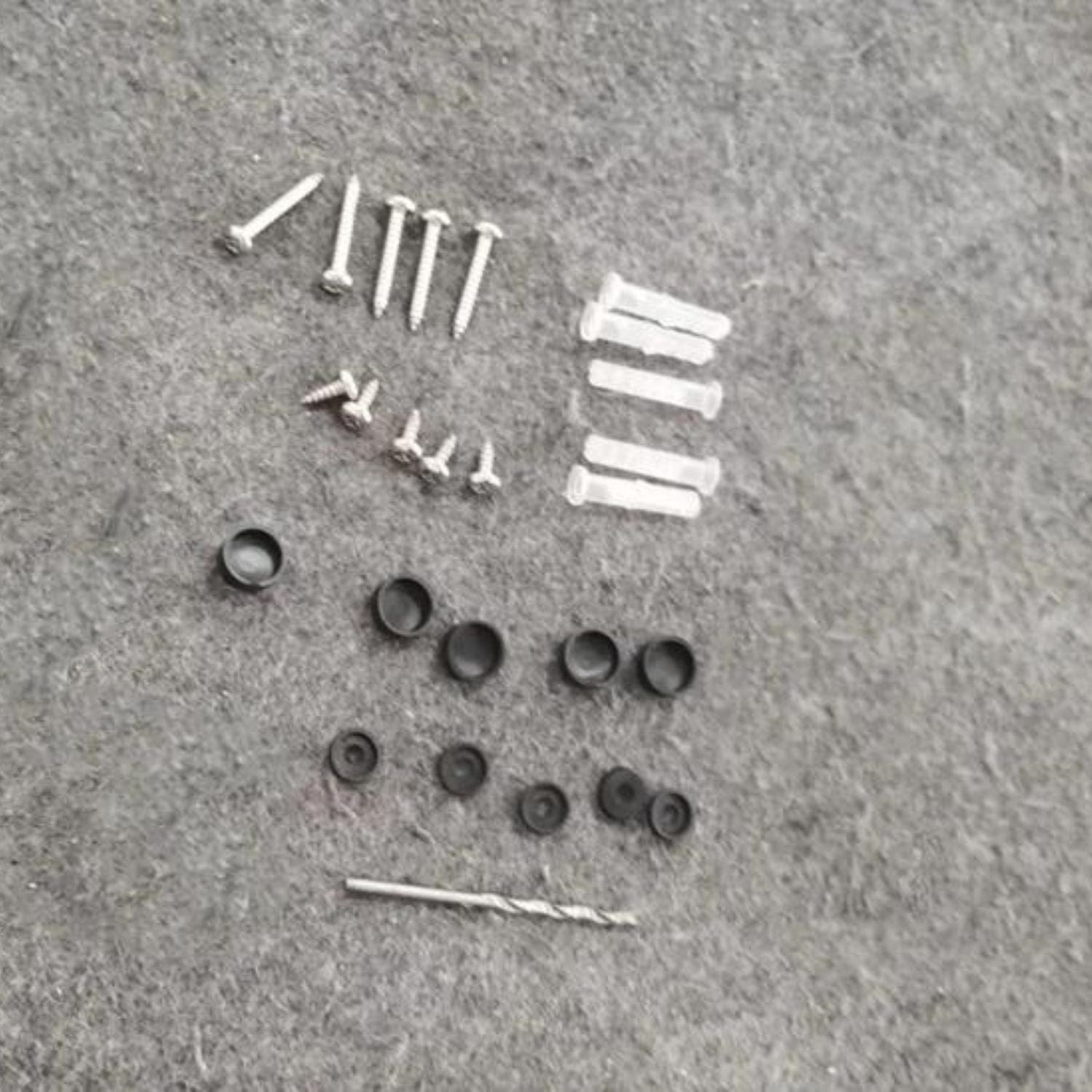 1904 Skruesett til Toke rett dusjdør Svart 1904 Dusjtilbehør GRO-4370864