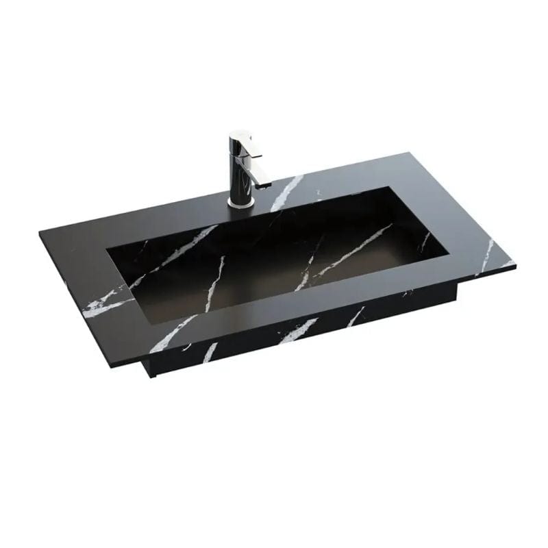 Dansani Inzo Angular Servant Måltilpasset D45,50cm - Silestone