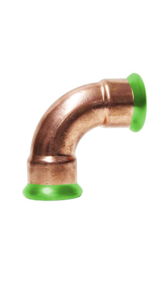 A-collection Bend 90° med 2 muffe A-press 12mm A-collection PE rør GRO-5058089