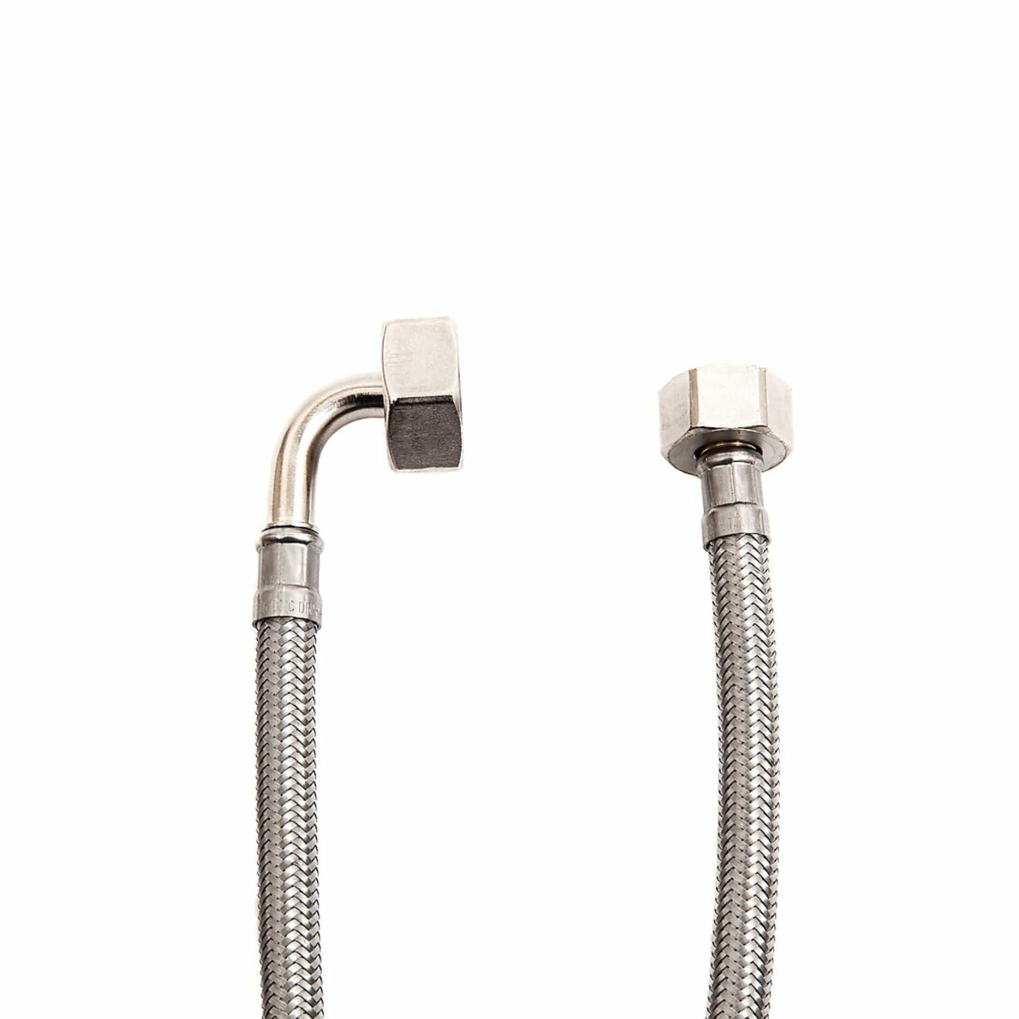 Altech DN8 Fleksibel Trykkslange Vinkel-Rett / 200cm / 1/2x3/4" Altech Dusjtilbehør DAL-9301552