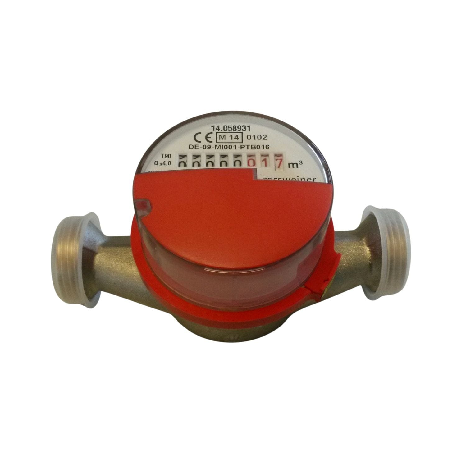 Altech Vannmåler 2,5-4,0 m3 1/2"-3/4" for varmtvann 3/4" Altech Tilbehør ventiler DAL-4020231