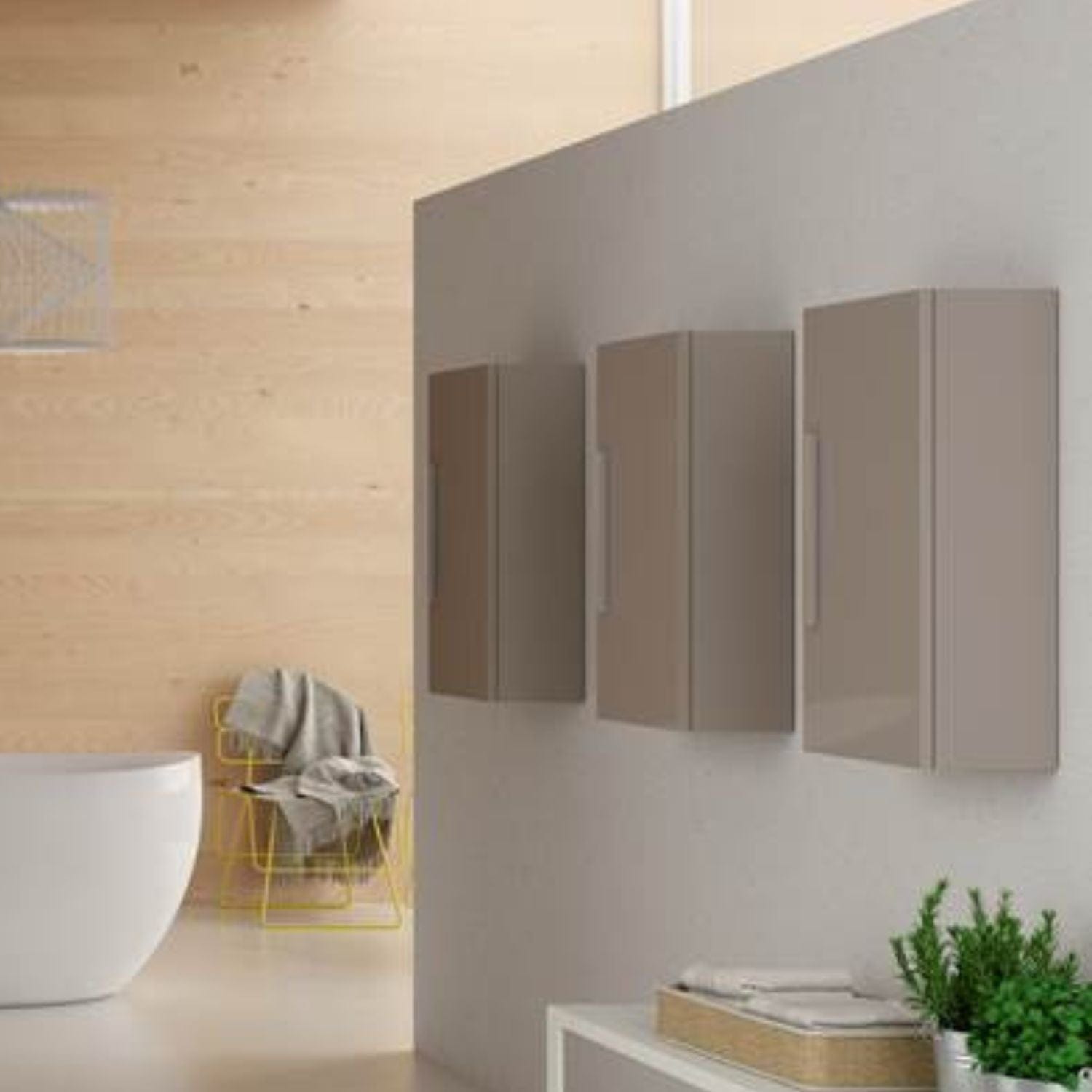 Alterna Malin Smal Overskap 30cm Sand matt Alterna Sideskap bad GRO-7011736