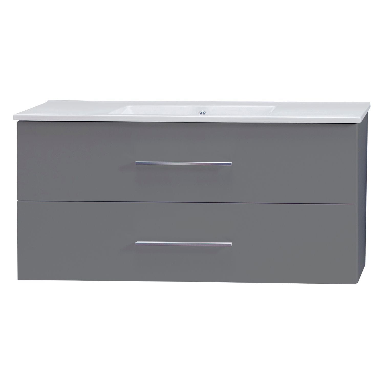 Alterna Malin Underskap m/2skuffer B60-120xD45xH55cm Grå matt / 120cm Alterna Servantskap GRO-7011598