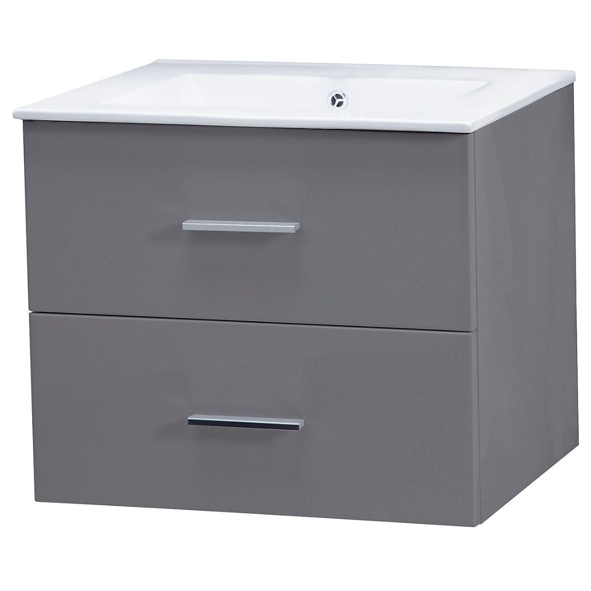 Alterna Malin Underskap m/2skuffer B60-120xD45xH55cm Grå matt / 60cm Alterna Servantskap GRO-7011595