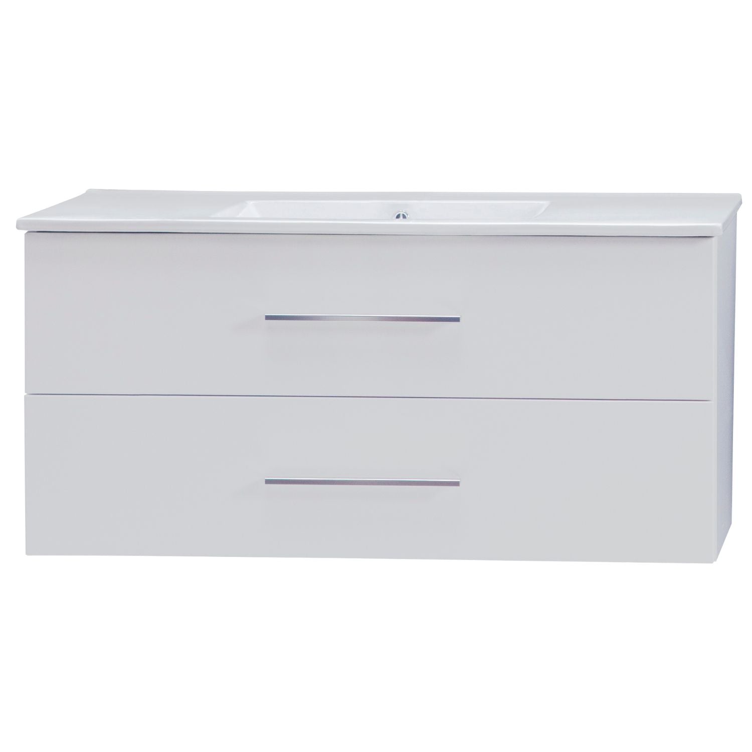 Alterna Malin Underskap m/2skuffer B60-120xD45xH55cm Hvit matt / 120cm Alterna Servantskap GRO-7011685