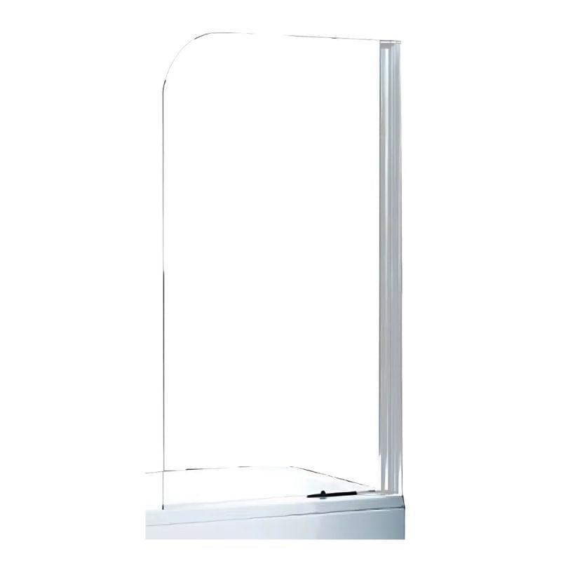 Alterna Mimas Badekarvegg XL 80 Krom Krom / 80cm / Klart glass Alterna Badekarvegg GRO-6310613