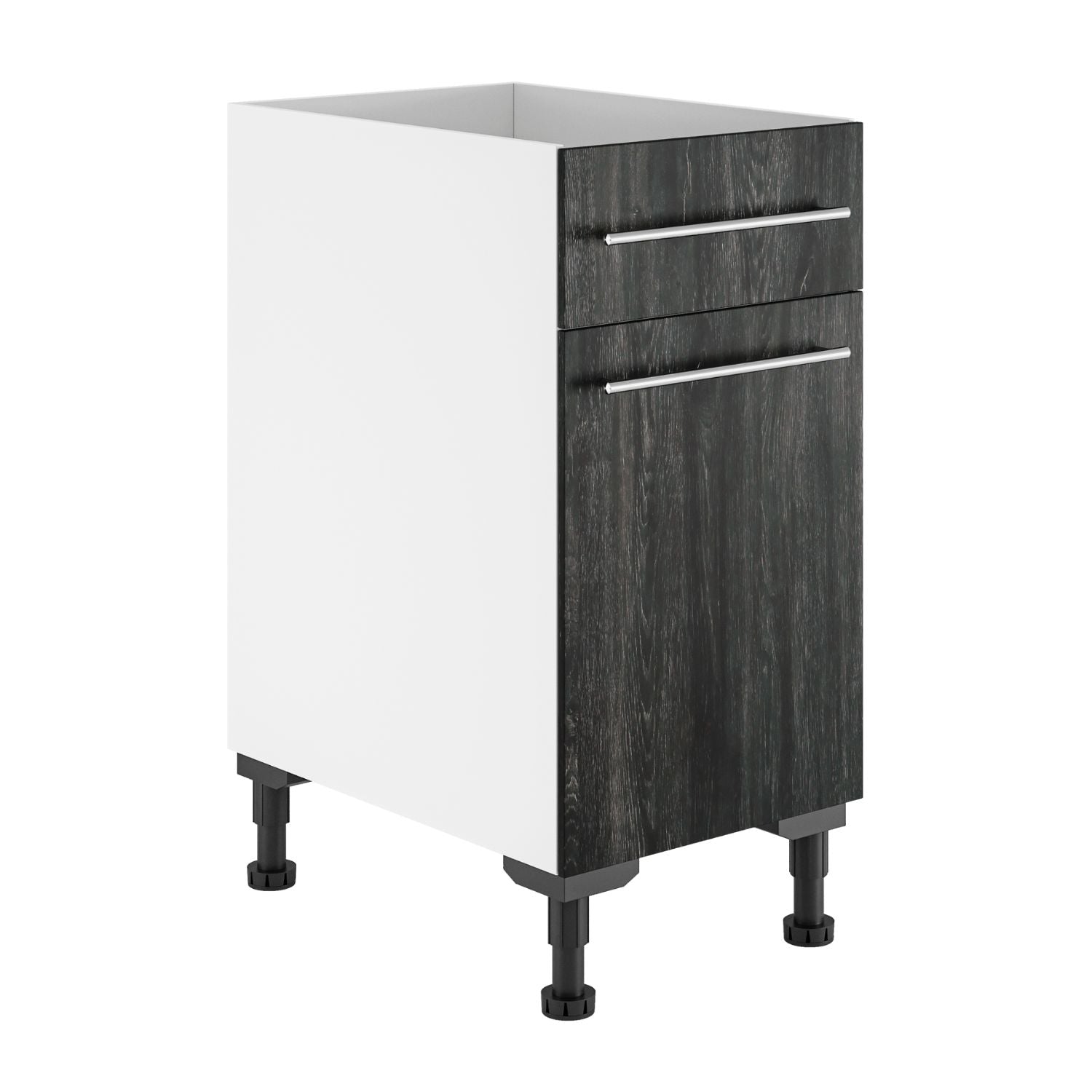 Alterna vaskerom: Benkeskap 40cm m/1 dør og 1 skuff Mørk eik / 40cm Alterna Benkeskap vaskerom GRO-7012615