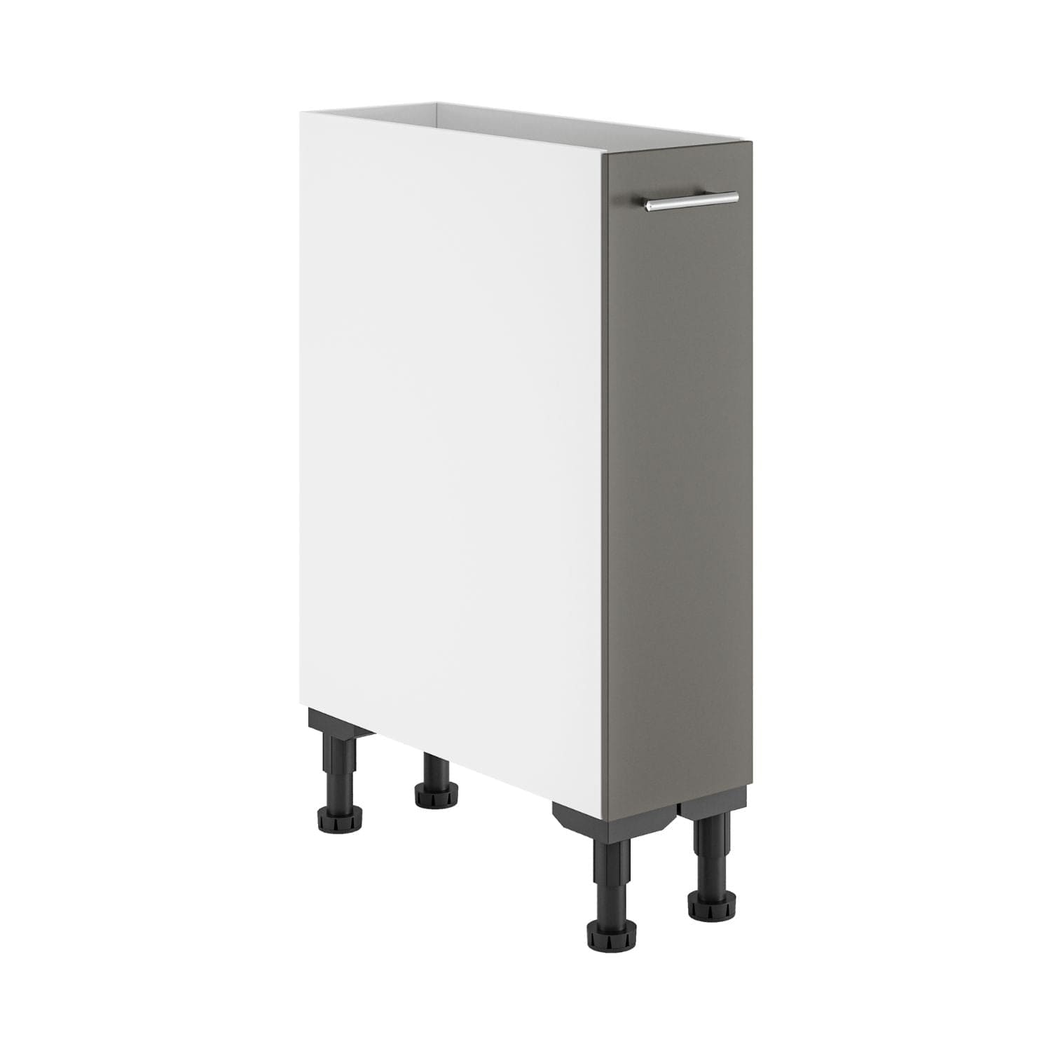 Alterna vaskerom: Benkeskap B20-60xD60xH72cm m/uttrekk Grå matt / 20cm Alterna Benkeskap vaskerom GRO-7011827