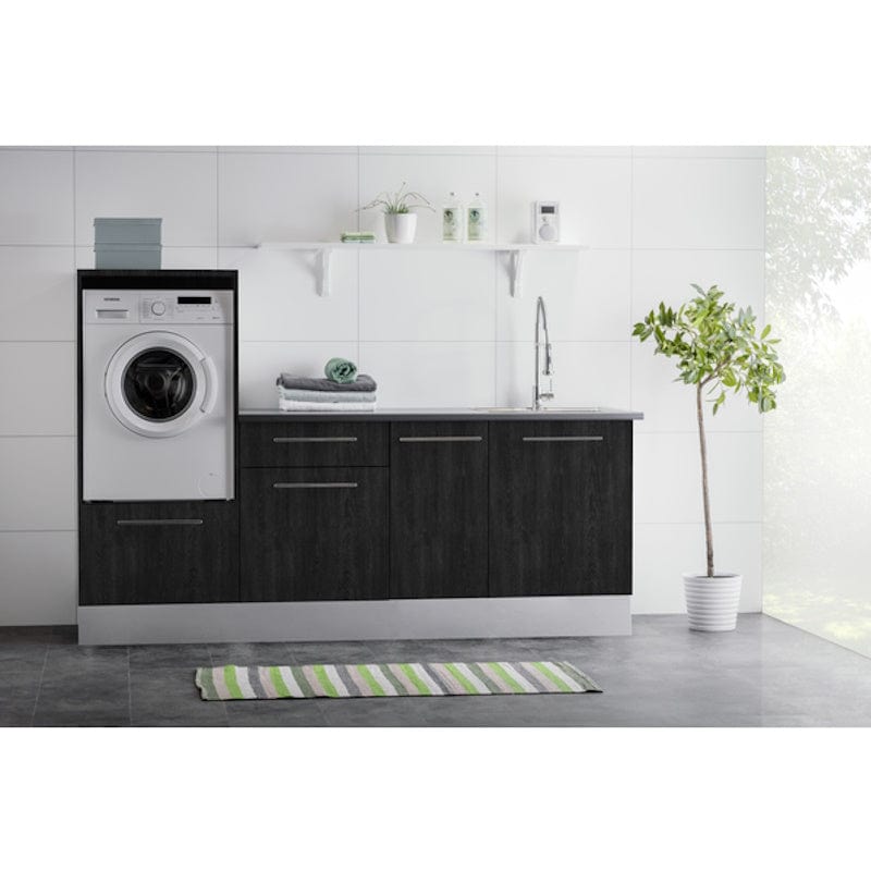 Alterna vaskerom: Dekkside 60x220cm Mørk eik / 60x220cm Alterna Dekkside vaskerom GRO-7012643