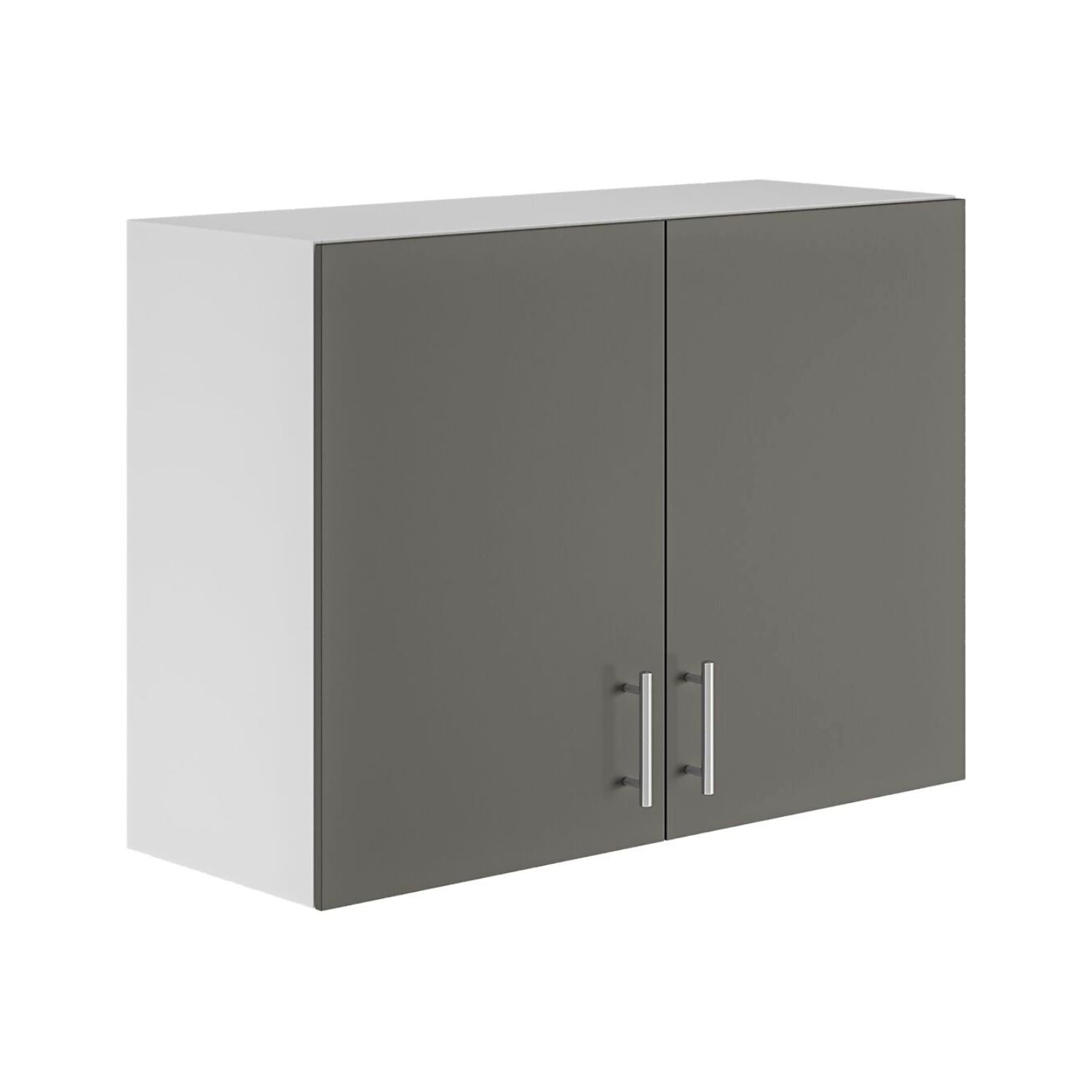 Alterna vaskerom: Overskap over vaskemaskin 63cm m/2 dører Grå Alterna Veggskap vaskerom GRO-7010356