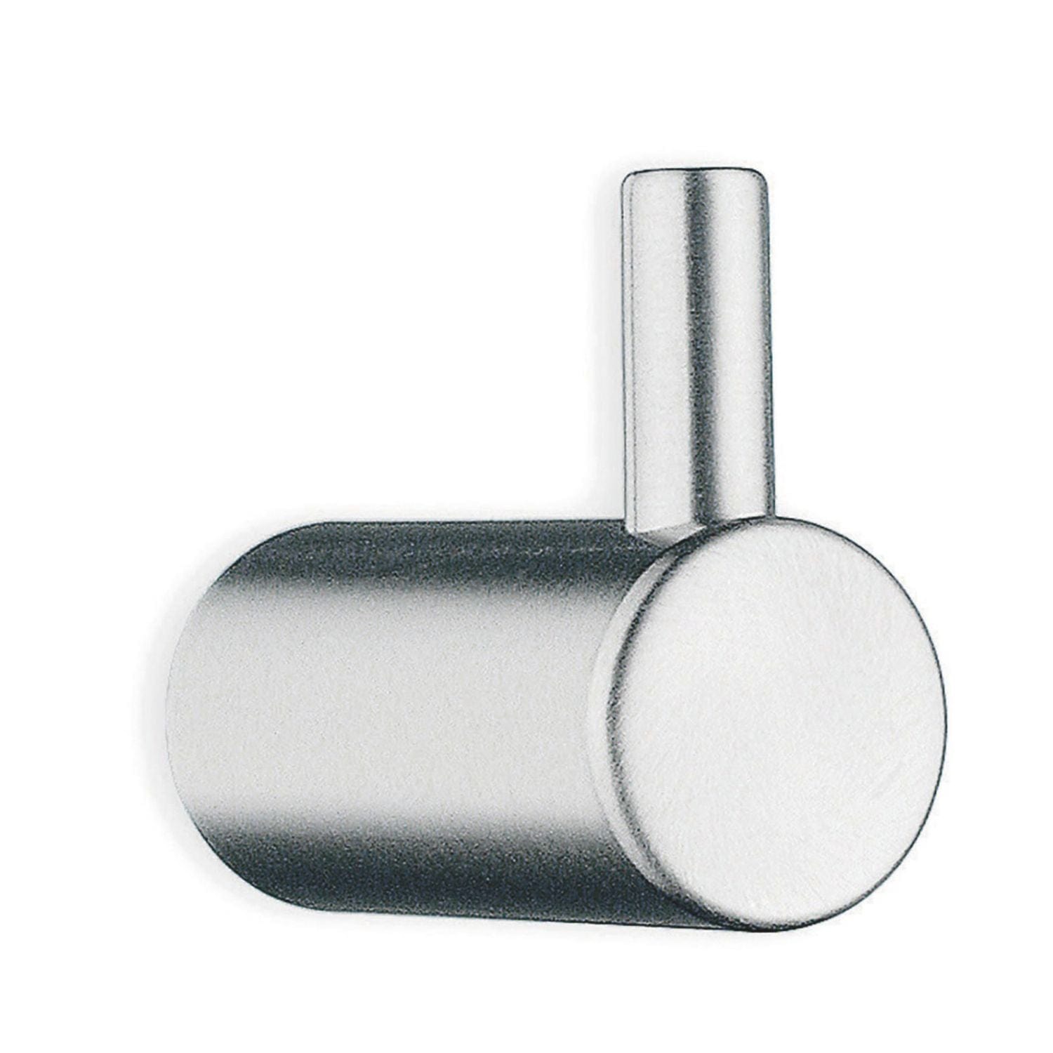 Beslagsboden 072/073 Enkel Krok Børstet stål / 29mm Beslagsboden Knagger hus SM-BN072M