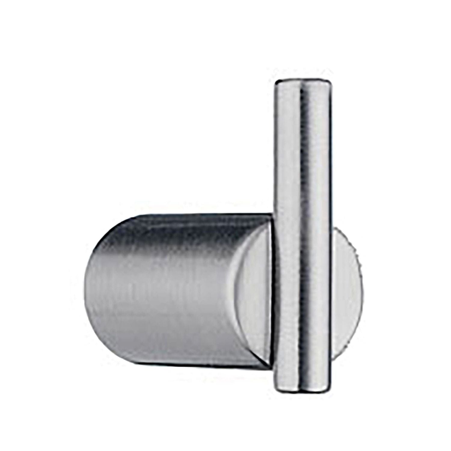 Beslagsboden 072/073 Enkel Krok Børstet stål / 35mm Beslagsboden Knagger hus SM-BN073M