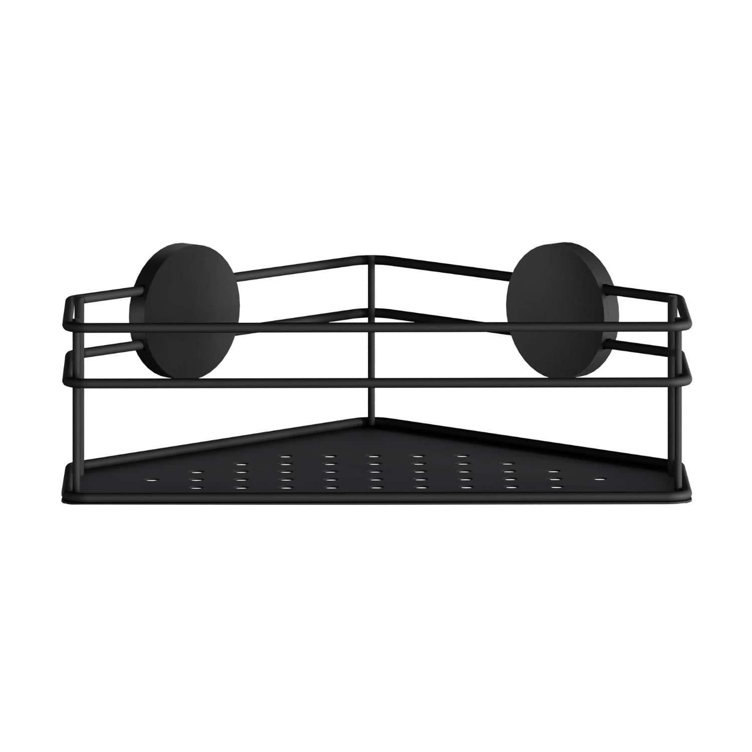 Beslagsboden 1311 Hjørne Dusjkurv selvklebende Svart matt Beslagsboden Dusjhylle SM-BB1311