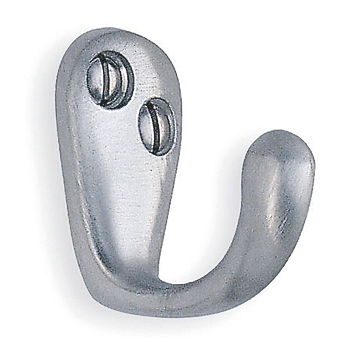 Beslagsboden 245 Enkel Krok Børstet krom Beslagsboden Knagger hus SM-BK245M