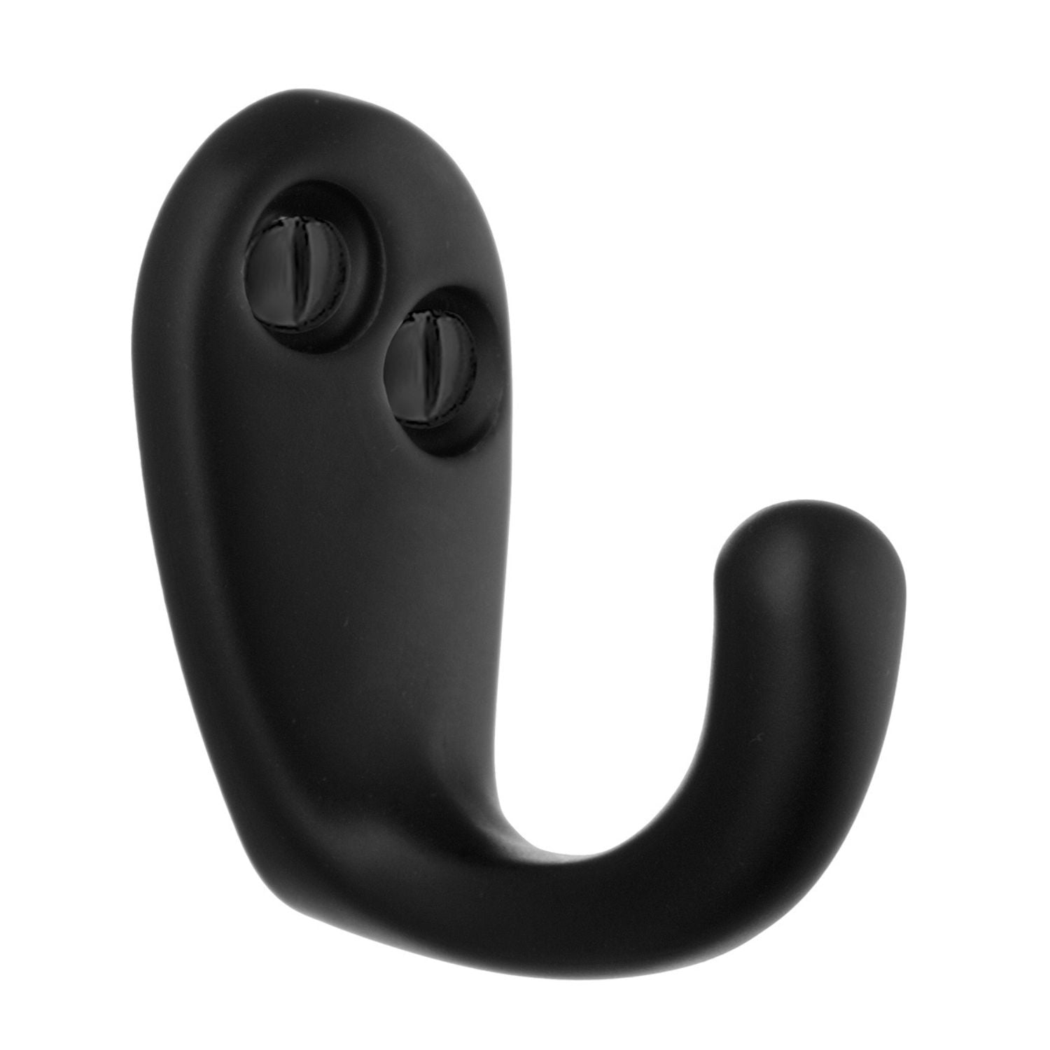 Beslagsboden 245 Enkel Krok Svart Beslagsboden Knagger hus SM-BB245