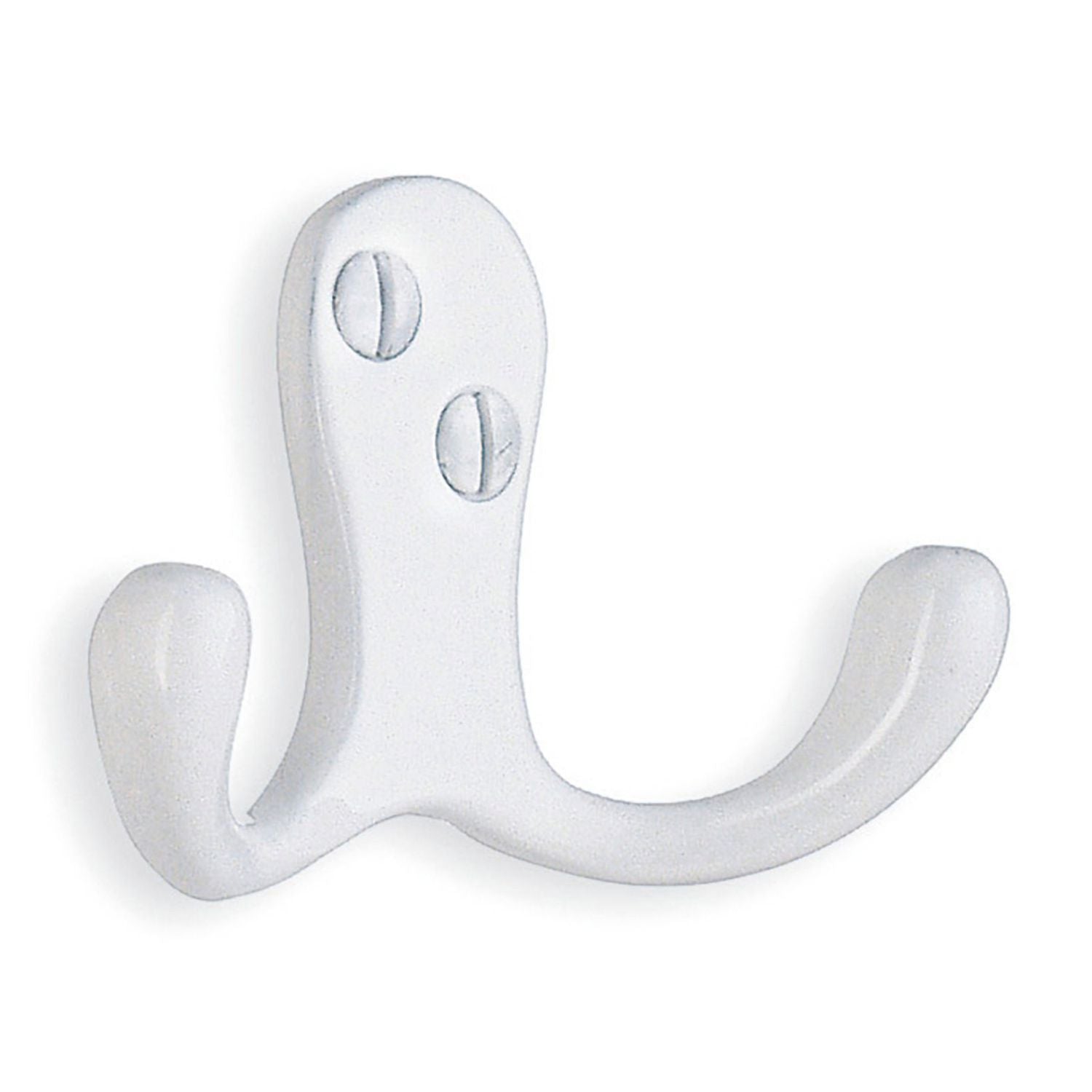 Beslagsboden 246 Krok Dobbel Hvit Beslagsboden Knagger hus SM-BX246