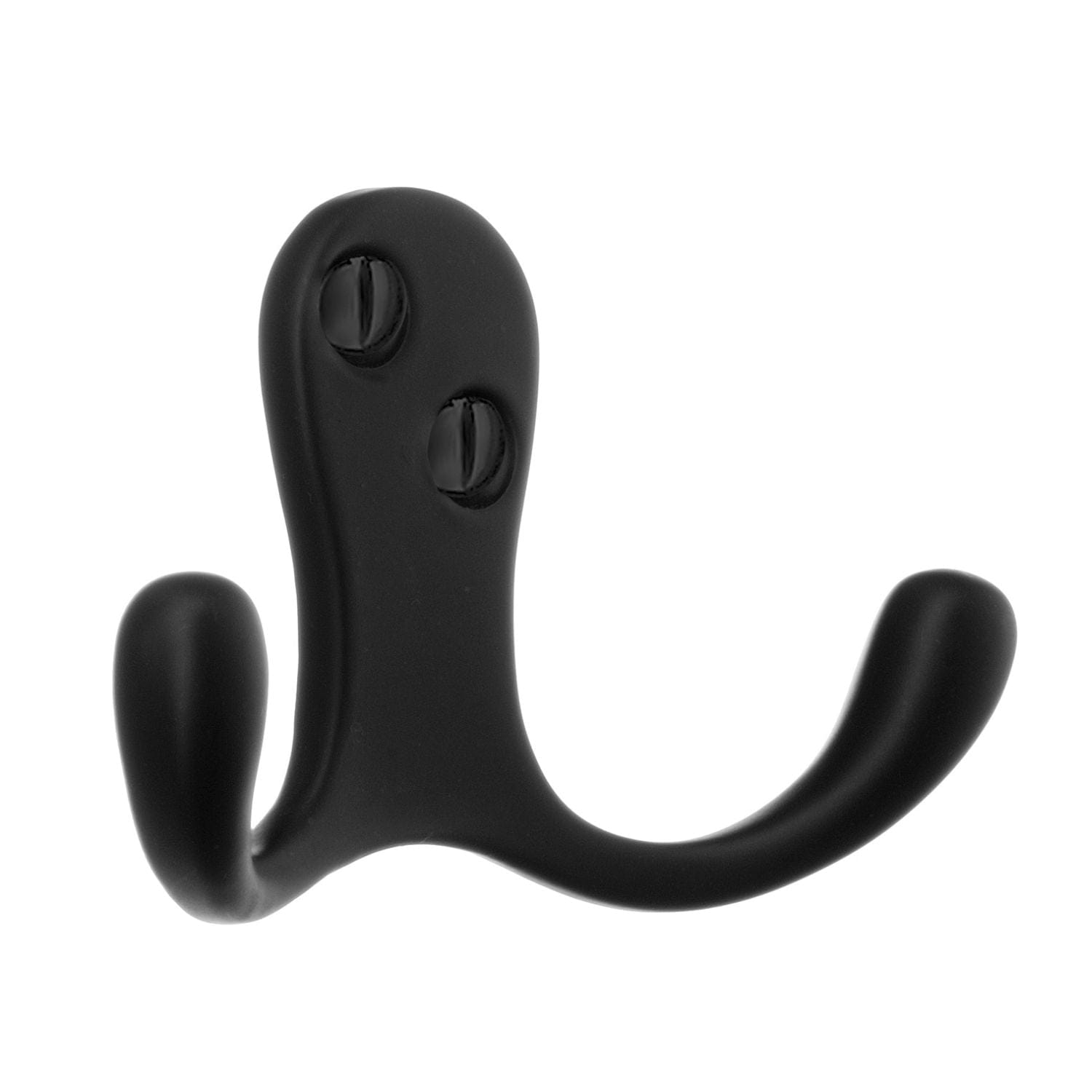 Beslagsboden 246 Krok Dobbel Svart Beslagsboden Knagger hus SM-BB246