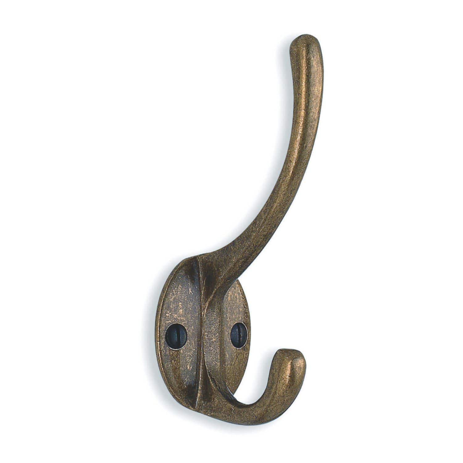 Beslagsboden 247 Hattekrok Antikk messing Beslagsboden Knagger hus SM-BA247