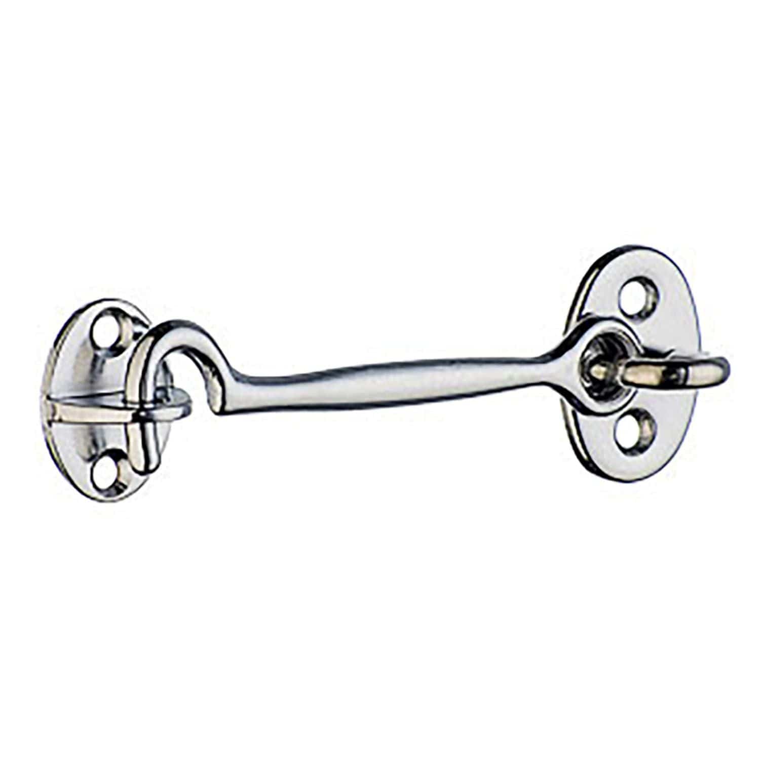 Beslagsboden 295/296 Hasp Børstet krom / 100mm Beslagsboden Dørhåndtak SM-BK296