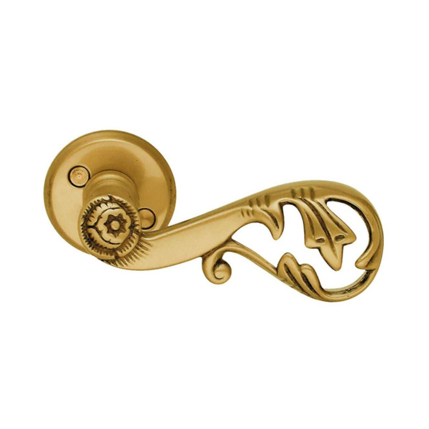 Beslagsboden Design 160/165 Ytterdørvridere Børstet messing Beslagsboden Dørhåndtak ytterdør SM-B160M