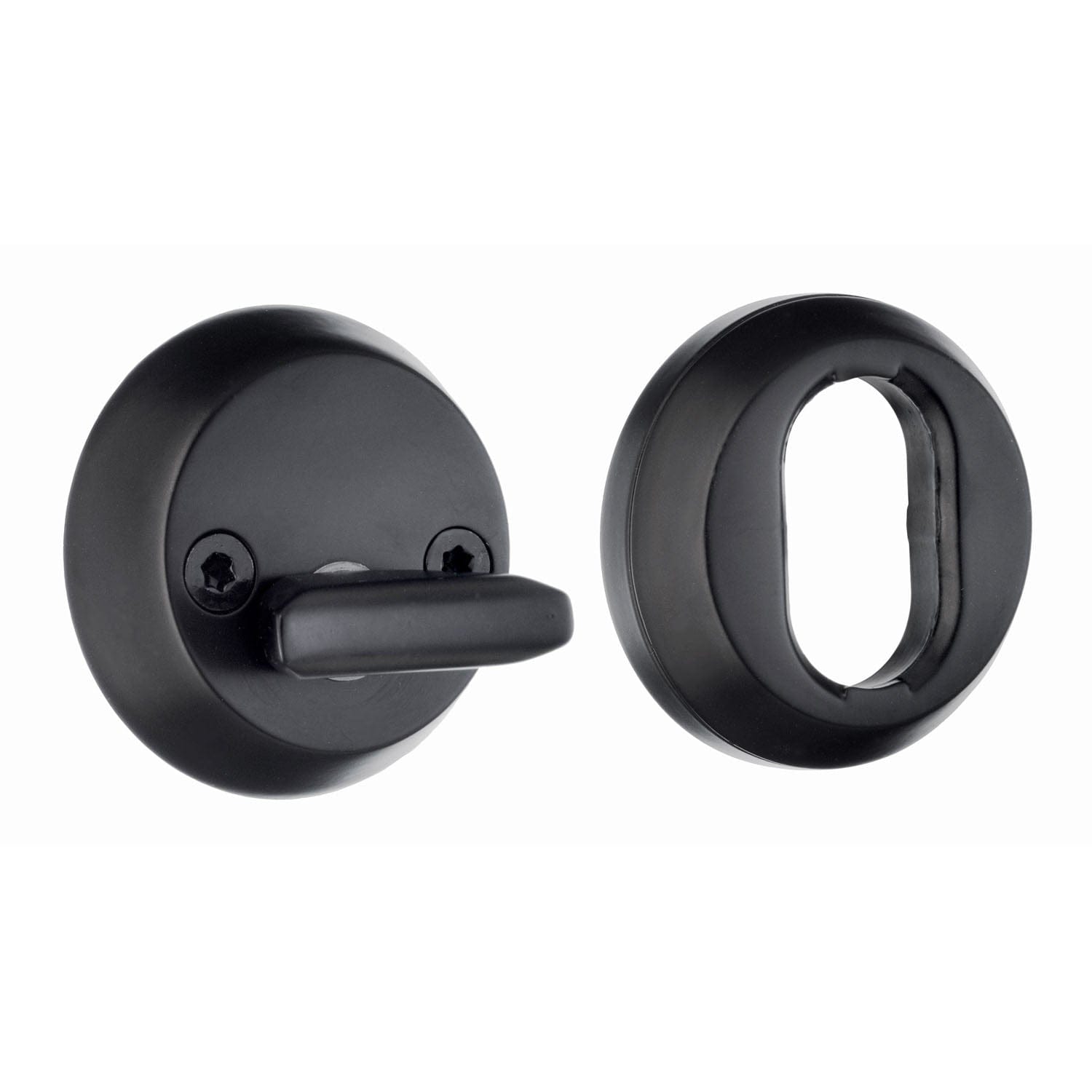 Beslagsboden Design 197 Sylindervrider og Universalring Svart matt Beslagsboden Dørhåndtak ytterdør SM-B197B