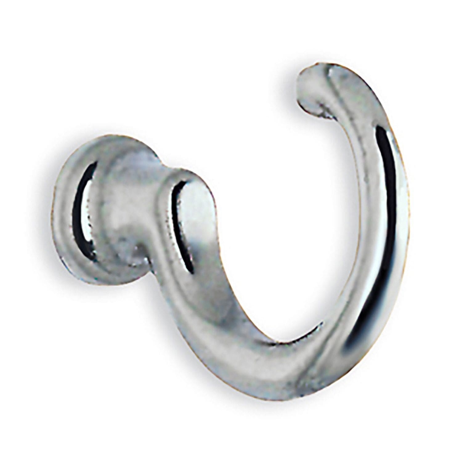 Beslagsboden Enkel Krok 22-42mm Krom / 28mm Beslagsboden Knagger hus SM-BK231