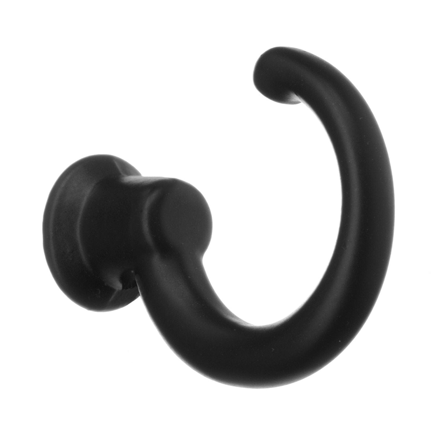 Beslagsboden Enkel Krok 22-42mm Svart matt / 28mm Beslagsboden Knagger hus SM-BB231