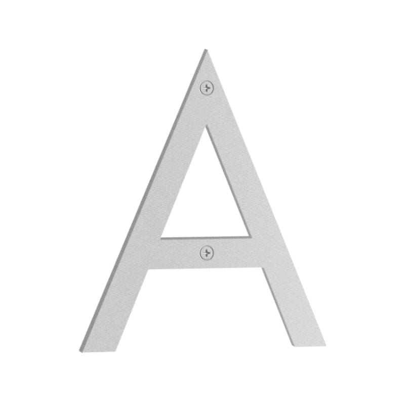 Beslagsboden Nordic Husbokstav H16cm Grå / A Beslagsboden Husnummer SM-BG790