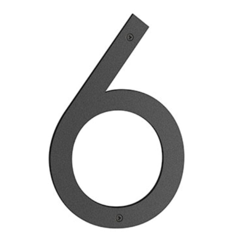 Beslagsboden Nordic Husnummer H23cm Svart / 6 Beslagsboden Husnummer SM-BB786