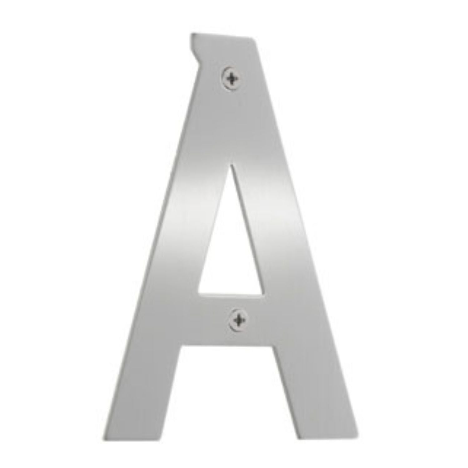 Beslagsboden Rustfri Husbokstav H12cm Børstet stål / A Beslagsboden Husnummer SM-B950