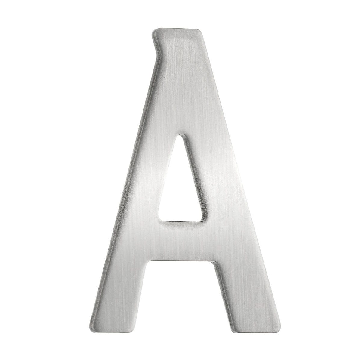 Beslagsboden Rustfri Postkassebokstav Børstet stål / A Beslagsboden Postkassenummer SM-B990