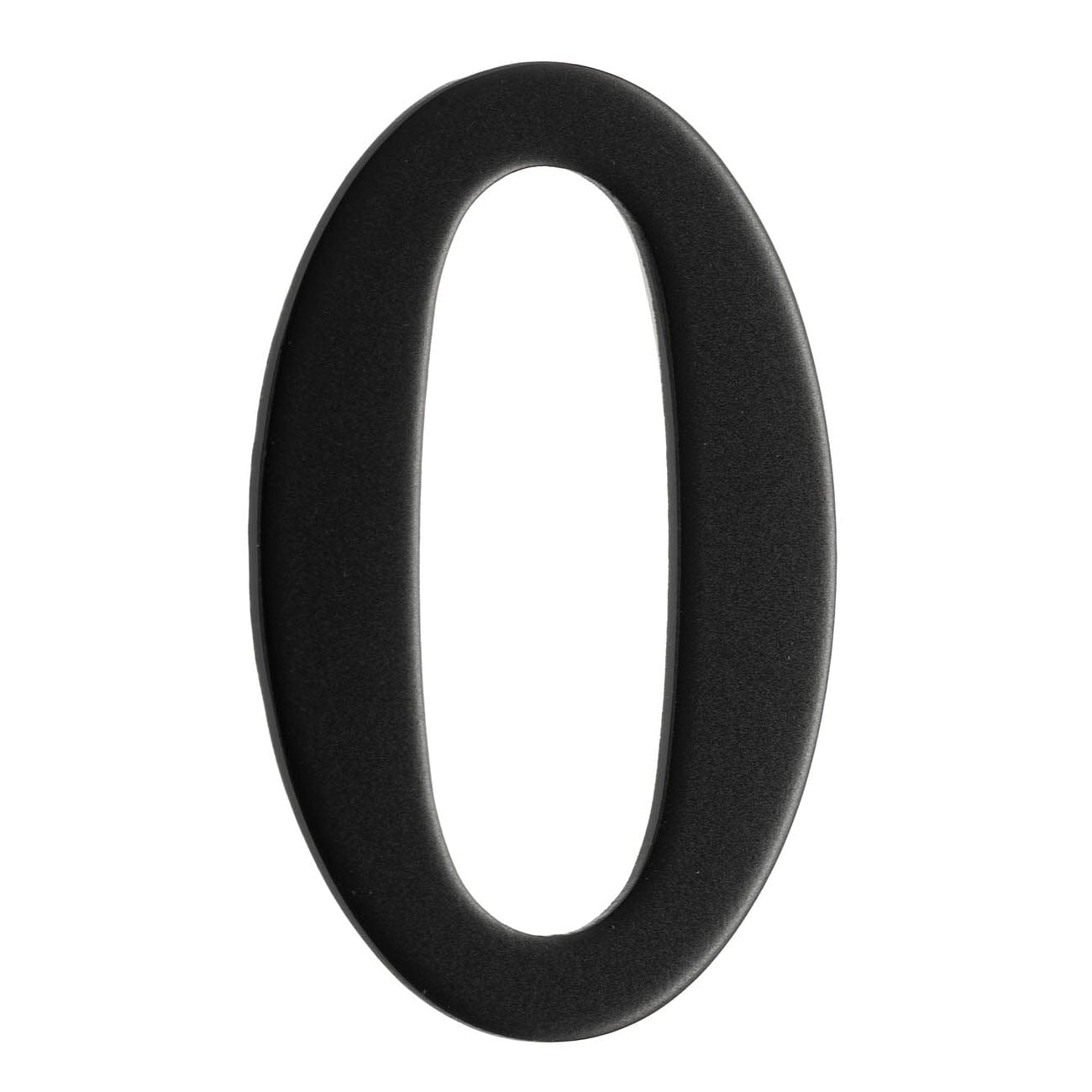 Beslagsboden Rustfri Postkassenummer H5cm Svart / 0 Beslagsboden Postkassenummer SM-BB980