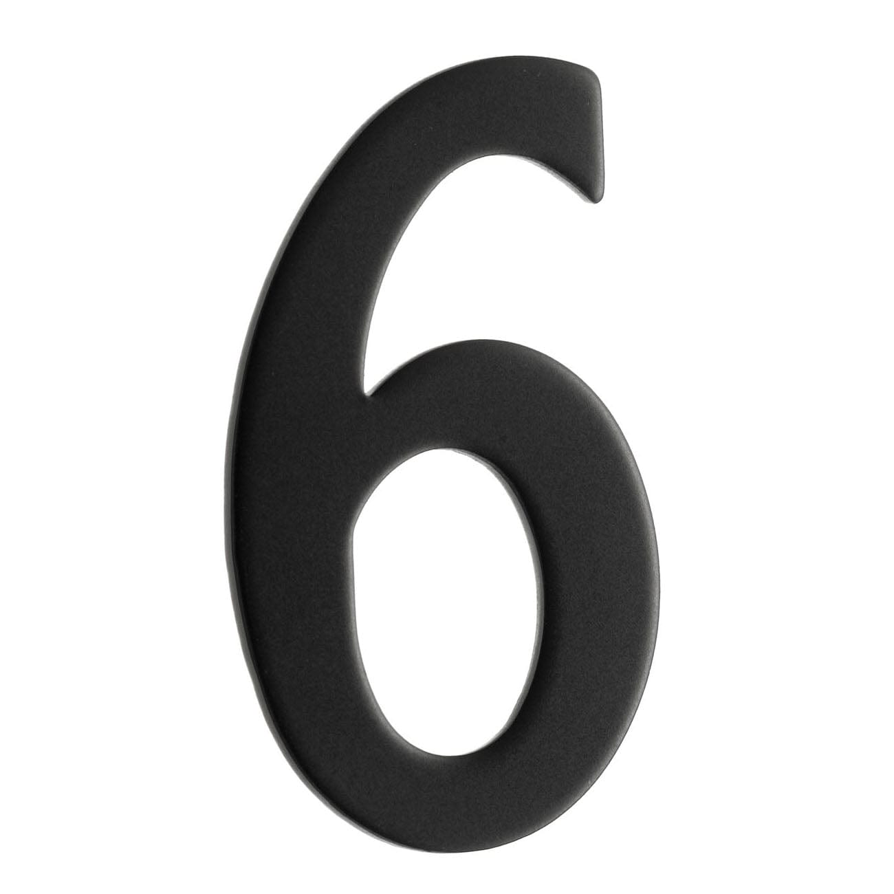 Beslagsboden Rustfri Postkassenummer H5cm Svart / 6 Beslagsboden Postkassenummer SM-BB986