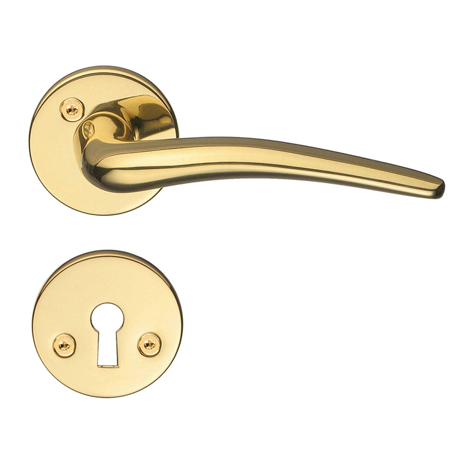 Beslagsboden Spar 284 Innedørvridere Messing Beslagsboden Dørhåndtak innerdør SM-B284PNS