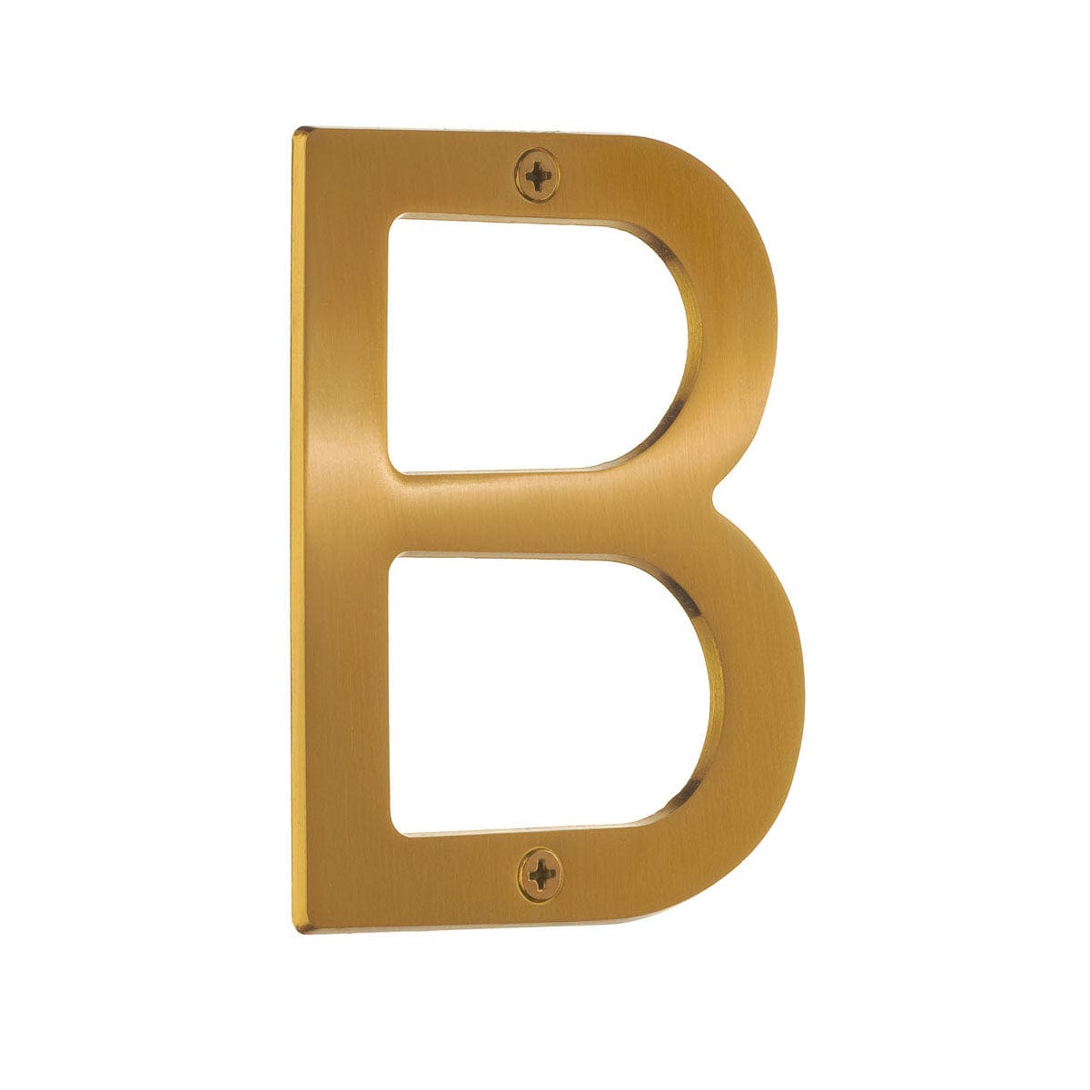Beslagsboden Villa Husbokstav Børstet messing / B Beslagsboden Husnummer SM-V011