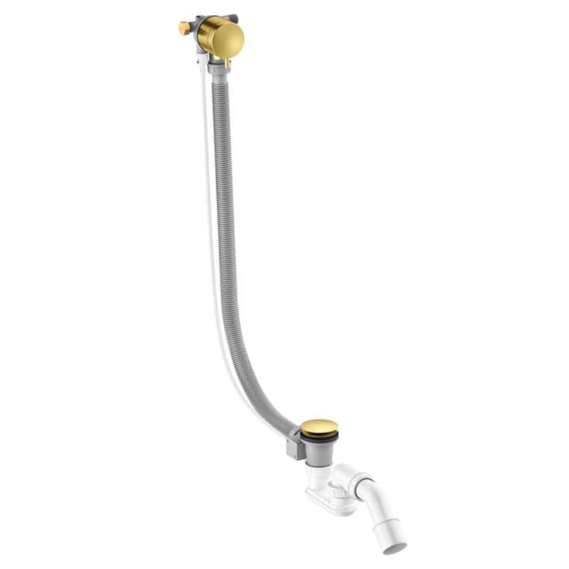 Damixa Avløpsventil badekar med utløp Børstet messing Damixa Tilbehør badekar KO-2389079