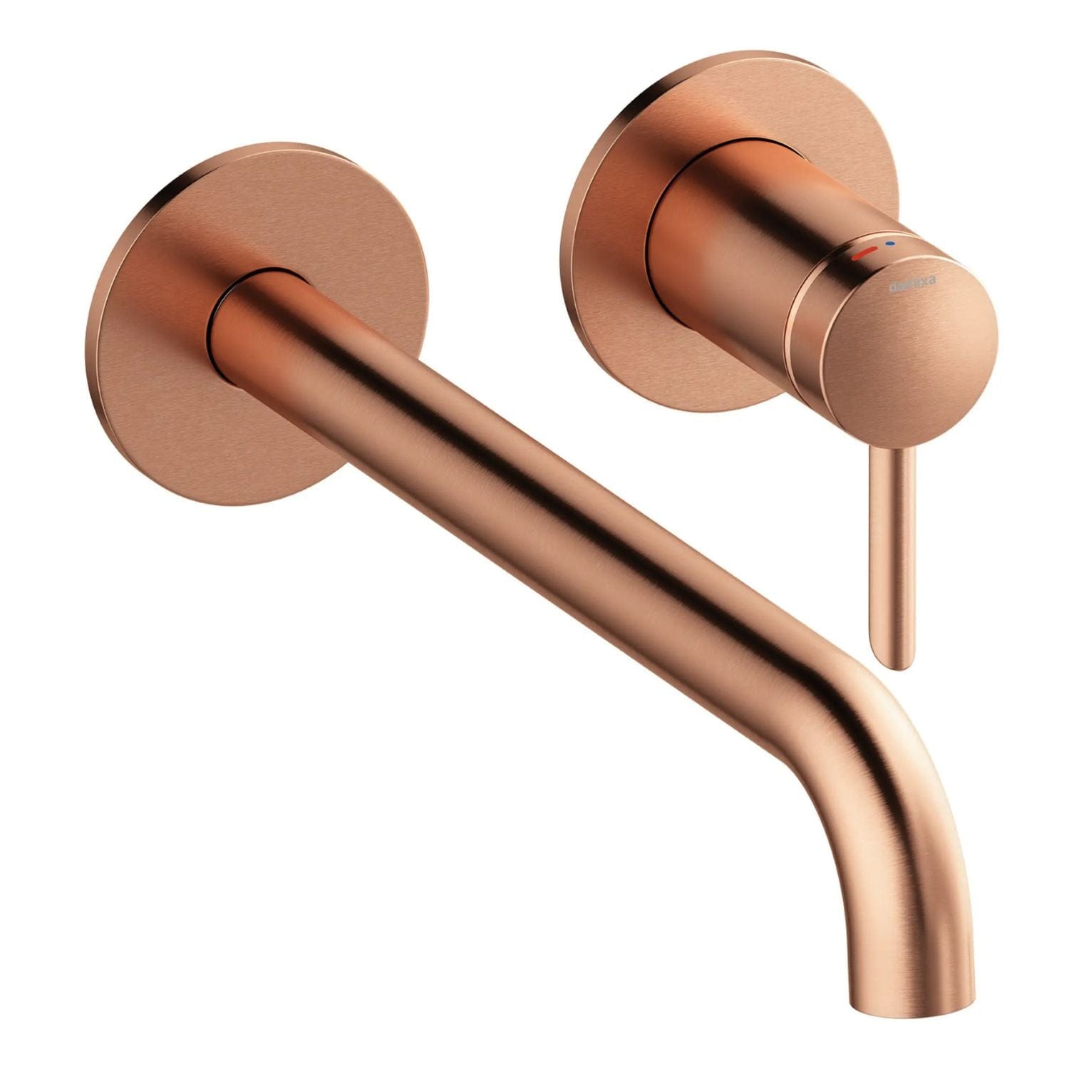 Damixa Iris Servantbatteri Innbygging med Rosett Børstet kobber / 25cm Damixa Blandebatteri innbygging KO-9161687