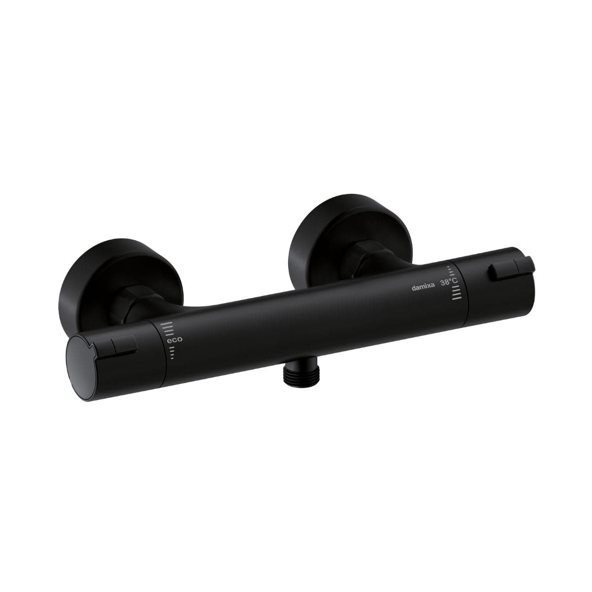 Damixa Mini Luxe Dusjbatteri Svart matt / Stuss ned Damixa Dusjbatteri KO-5740061