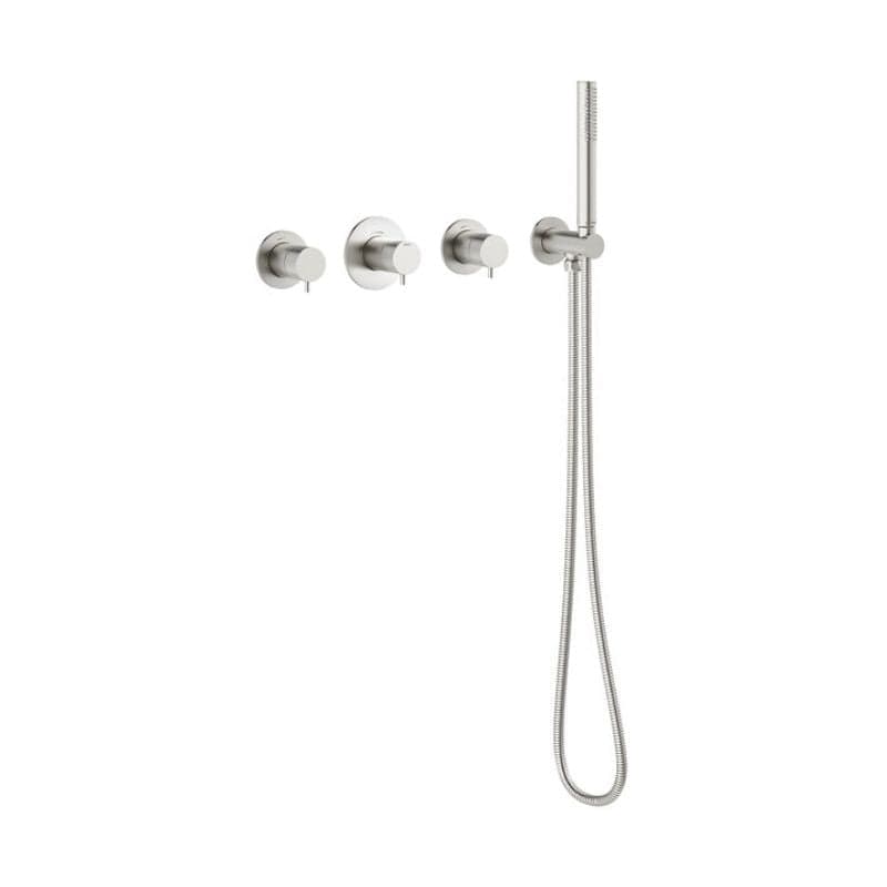 Damixa Silhouet BS 2 Badekararmatur uten tut Børstet stål Damixa Badekararmatur KO-5705346