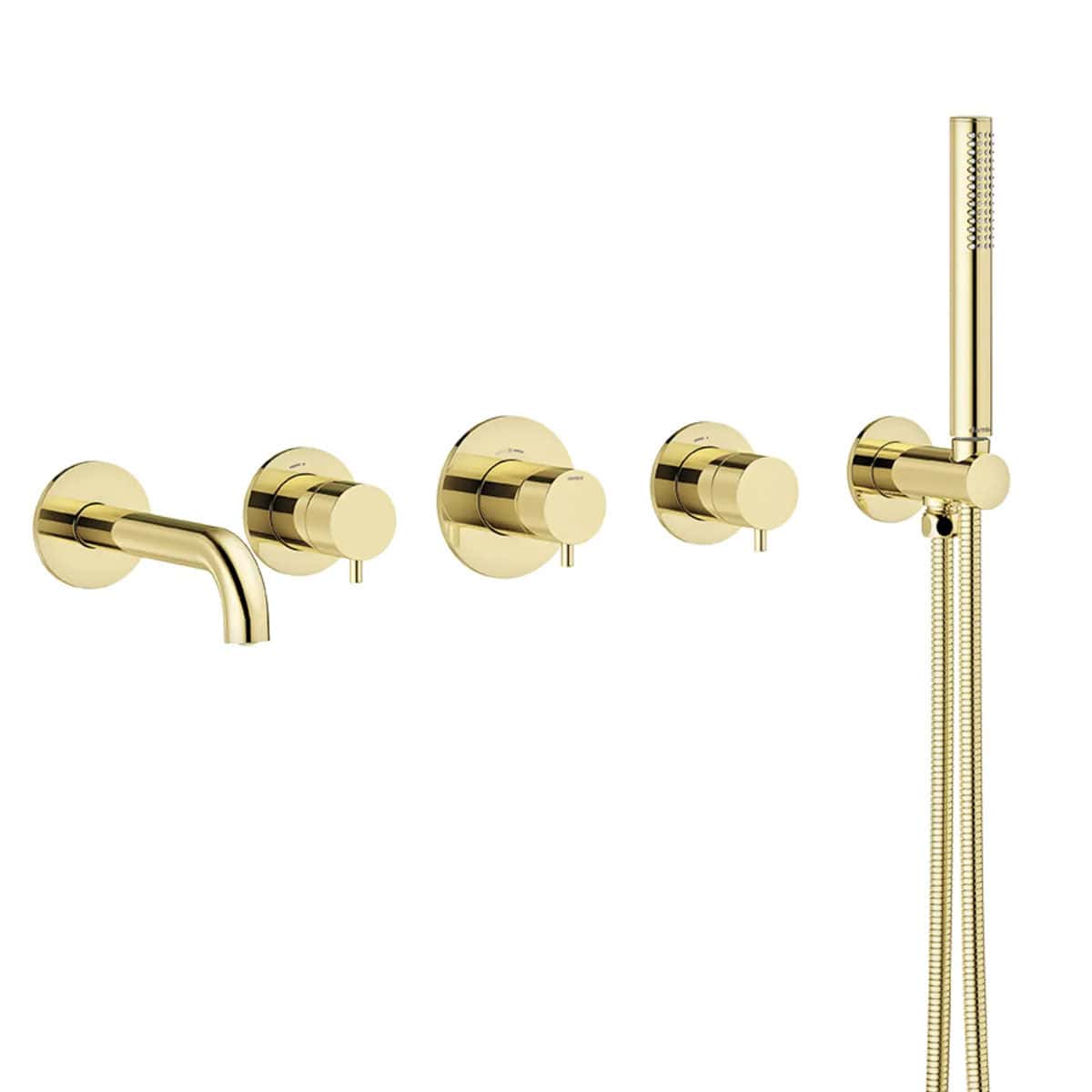 Damixa Silhouet BS2 innbygging for Badekar Komplett Messing Damixa Badekararmatur innbygging KO-57BS277