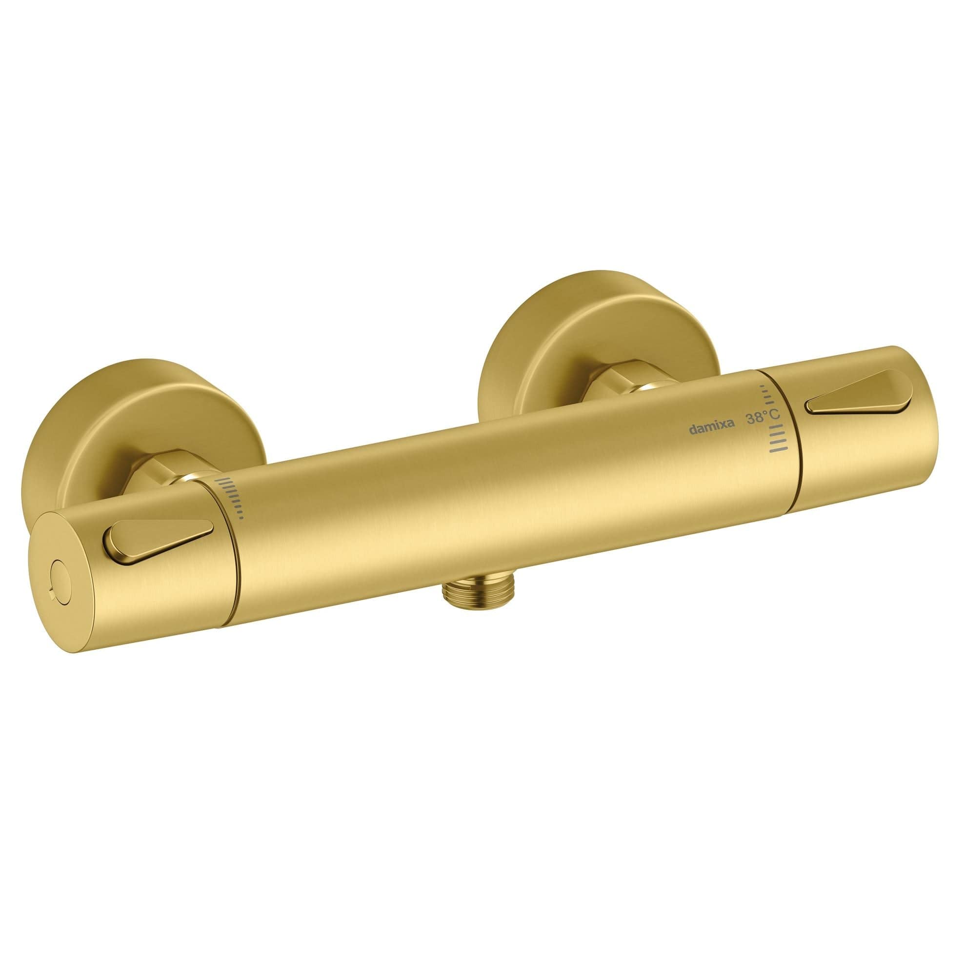 Damixa Silhouet Dusjbatteri Børstet messing Damixa Dusjbatteri KO-7440079