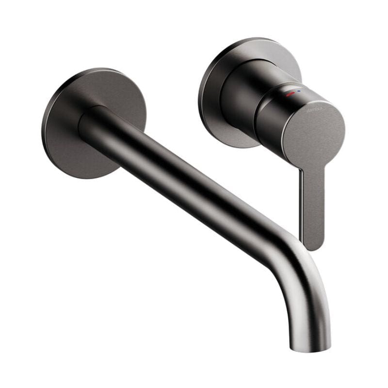 Damixa Silhouet Servantbatteri Innbygging med Rosett Børstet grafitt / 25cm Damixa Blandebatteri innbygging KO-7461655