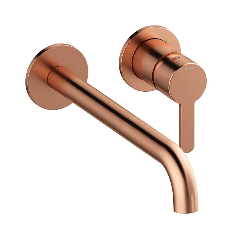 Damixa Silhouet Servantbatteri Innbygging med Rosett Børstet kobber / 25cm Damixa Blandebatteri innbygging KO-7461687