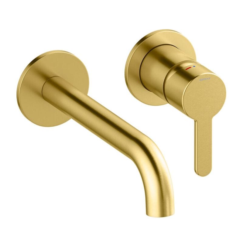 Damixa Silhouet Servantbatteri Innbygging med Rosett Børstet messing / 18cm Damixa Blandebatteri innbygging KO-7462679