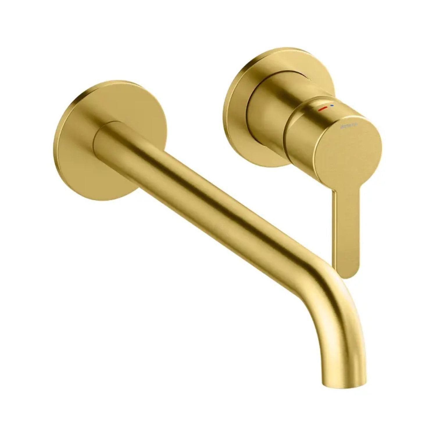 Damixa Silhouet Servantbatteri Innbygging med Rosett Børstet messing / 25cm Damixa Blandebatteri innbygging KO-7461679