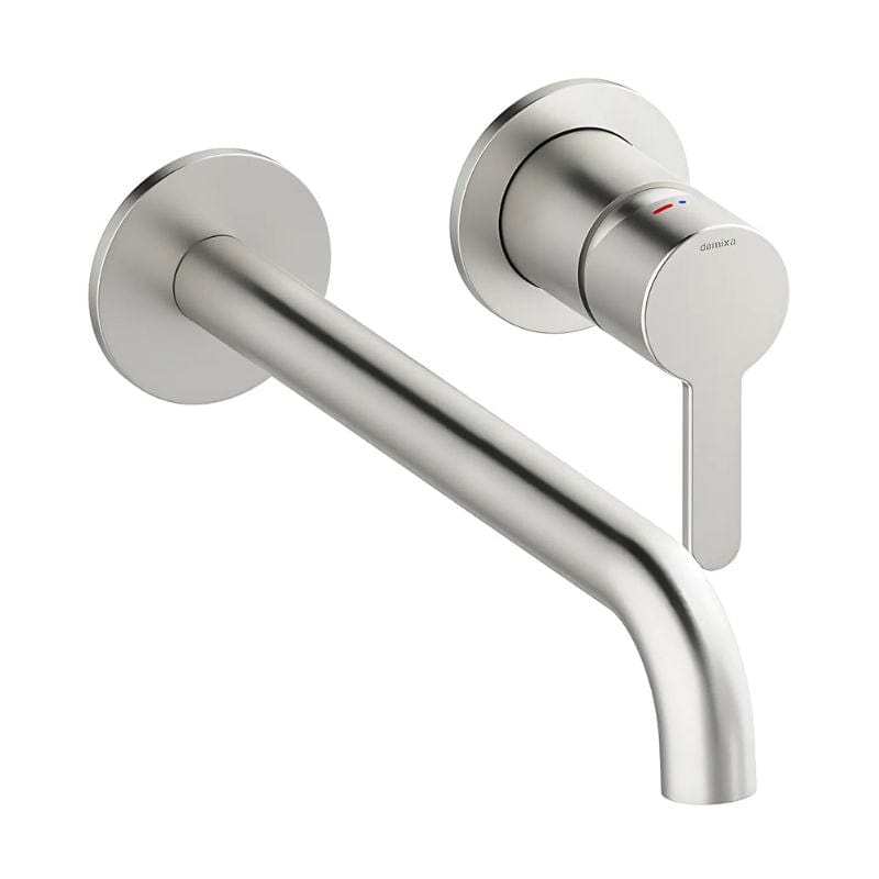 Damixa Silhouet Servantbatteri Innbygging med Rosett Børstet stål / 25cm Damixa Blandebatteri innbygging KO-7461646