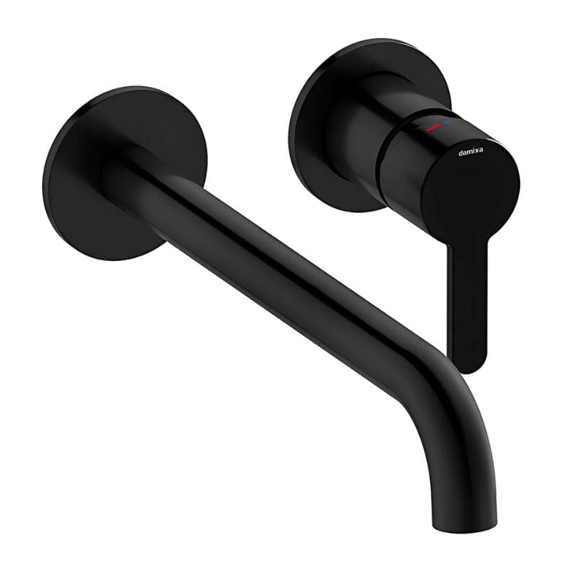 Damixa Silhouet Servantbatteri Innbygging med Rosett Svart matt / 25cm Damixa Blandebatteri innbygging KO-7461661